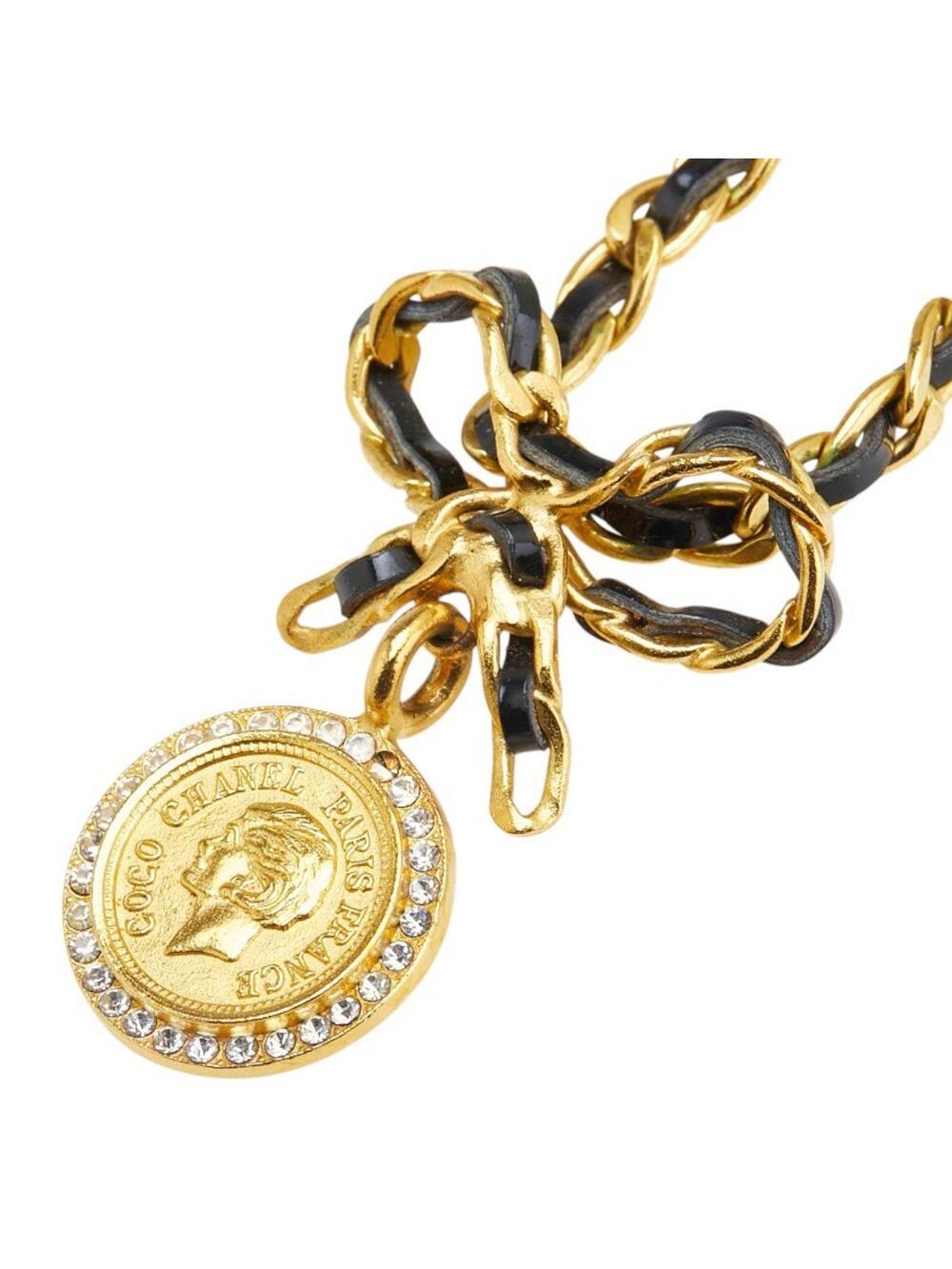Chanel Vintage Choker Necklace Metal #209494C19B